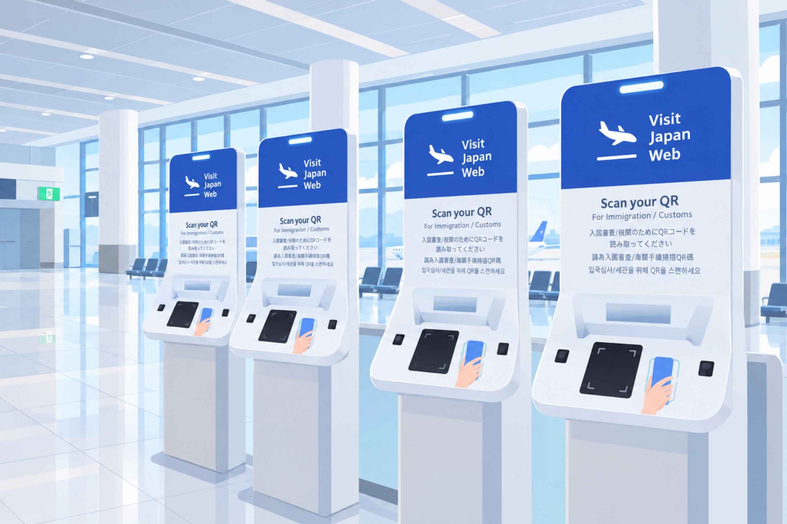 示意圖，實際機台以各地機場為主。（圖片來源：五福旅遊）