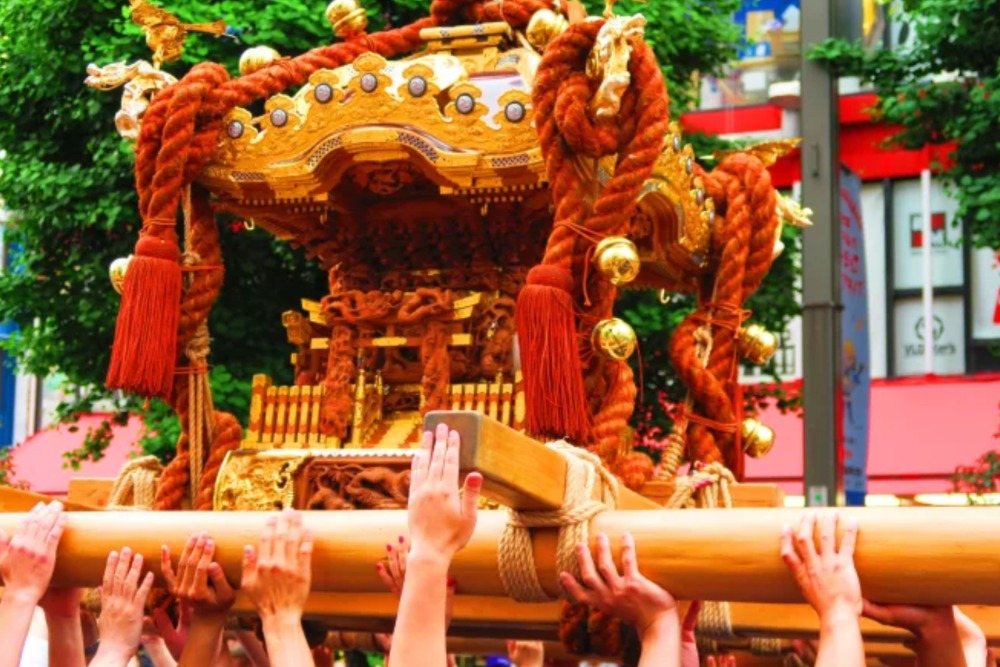 現場大張旗鼓地舉辦神田祭，熱鬧慶典氛圍。（圖片來源：神田祭 官方網站）