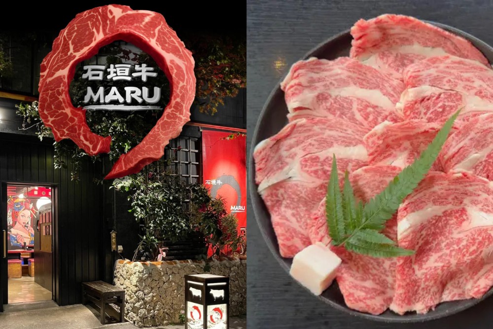石垣牛MARU的招牌「MARU頂級精選」套餐，內含7種不同部位的肉品，，每一種部位都能讓人感受到不同的口感層次。（圖片來源：石垣牛MARU官網）