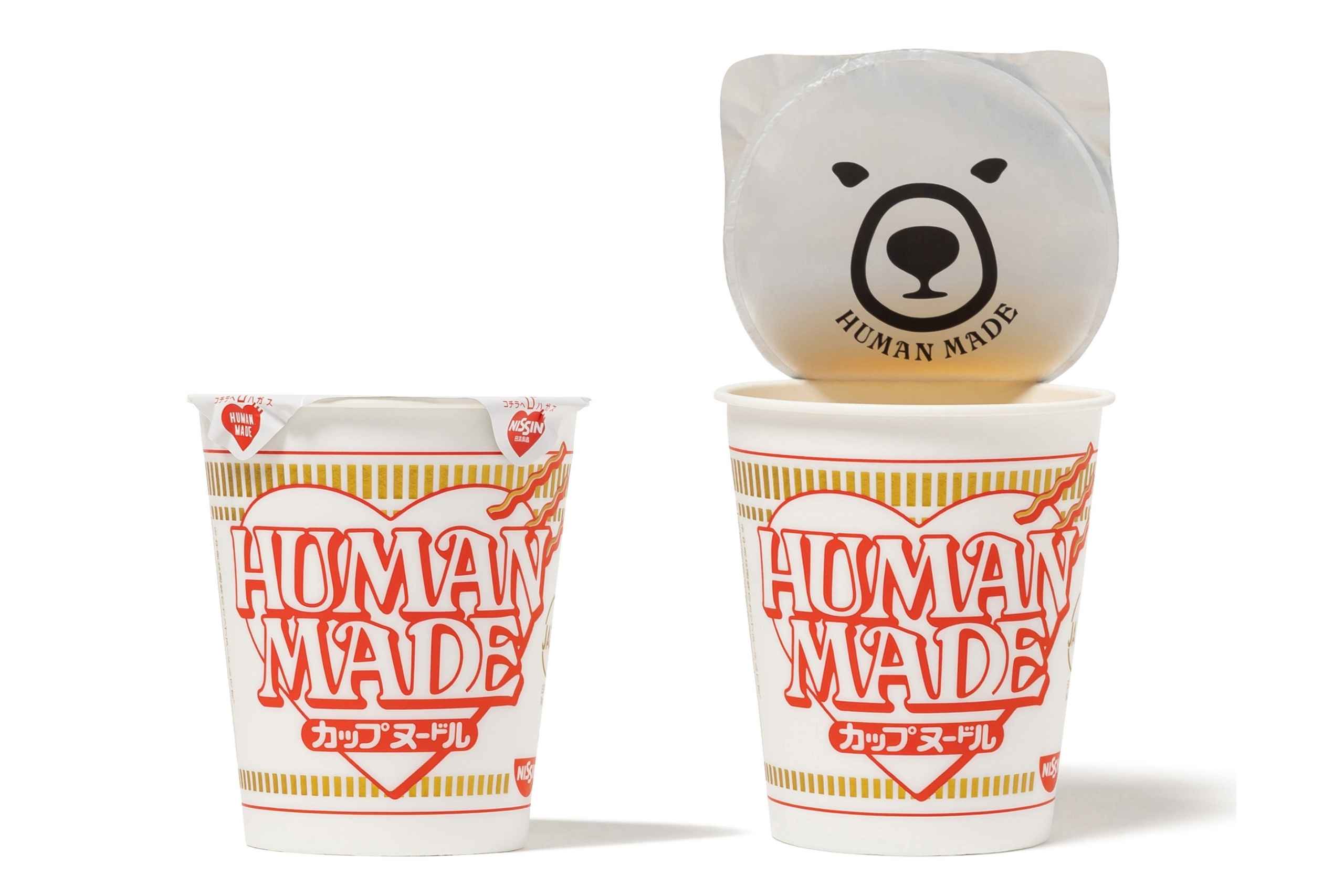 日本全家日清泡麵 x Human made聯名。(圖片來源:HUMAN MADE官網)